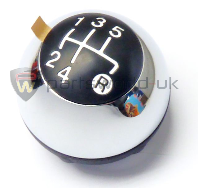 Fiat 500 500C Polished Chrome Effect Gear Knob KIT 55344048 NEW Genuine